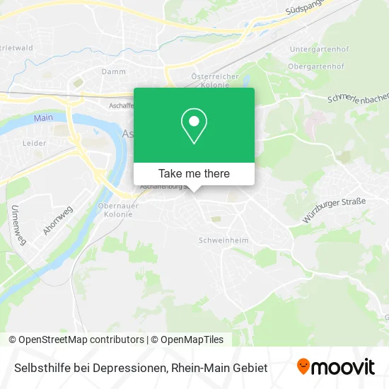 Карта Selbsthilfe bei Depressionen