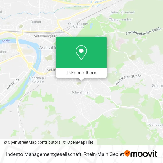 Карта Indento Managementgesellschaft