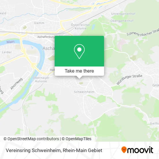 Карта Vereinsring Schweinheim