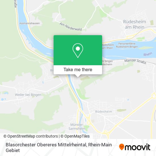 Blasorchester Obereres Mittelrheintal map