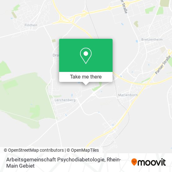 Arbeitsgemeinschaft Psychodiabetologie map