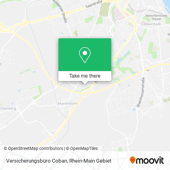 Versicherungsbüro Coban map
