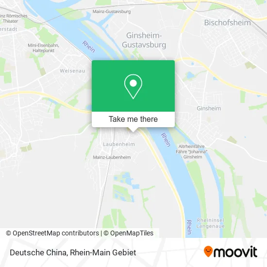 Карта Deutsche China