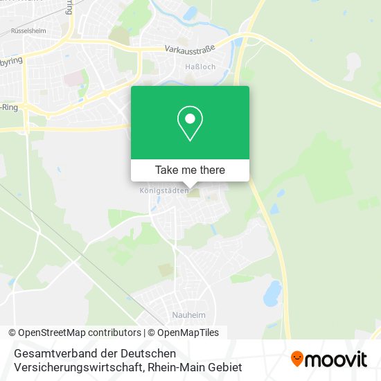 Gesamtverband der Deutschen Versicherungswirtschaft map