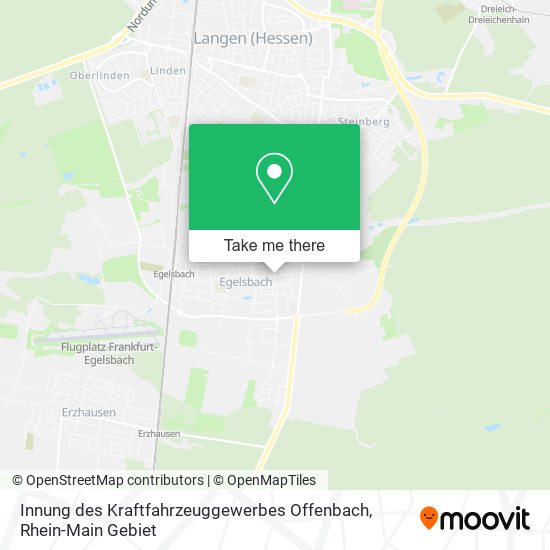 Innung des Kraftfahrzeuggewerbes Offenbach map