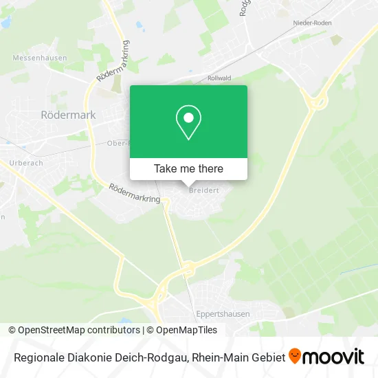 Карта Regionale Diakonie Deich-Rodgau