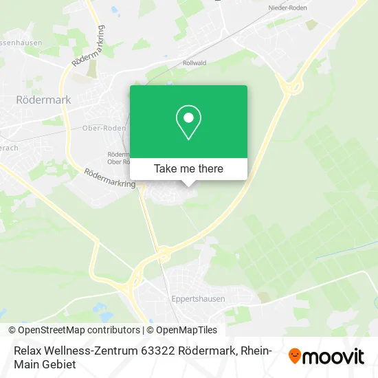 Карта Relax Wellness-Zentrum 63322 Rödermark
