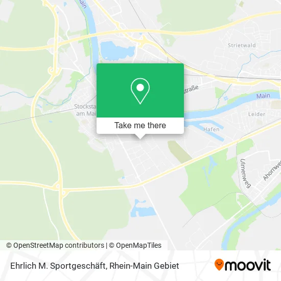 Карта Ehrlich M. Sportgeschäft