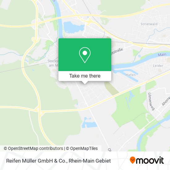 Reifen Müller GmbH & Co. map