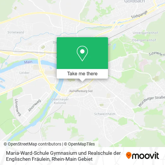 Карта Maria-Ward-Schule Gymnasium und Realschule der Englischen Fräulein