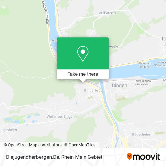 Карта Diejugendherbergen.De