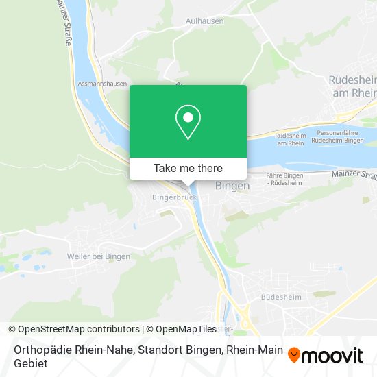Orthopädie Rhein-Nahe, Standort Bingen map
