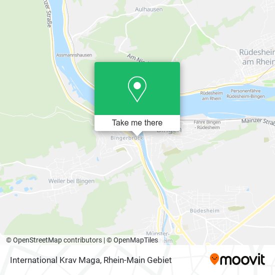International Krav Maga map
