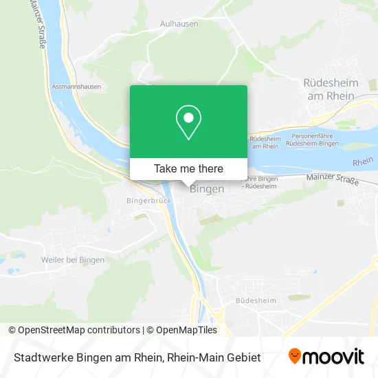 Карта Stadtwerke Bingen am Rhein