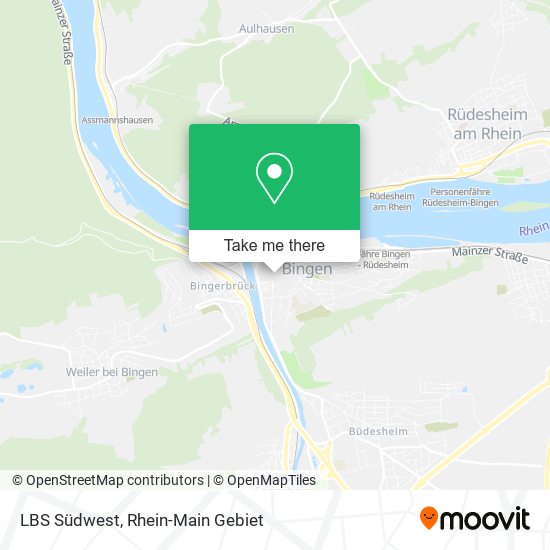 Карта LBS Südwest