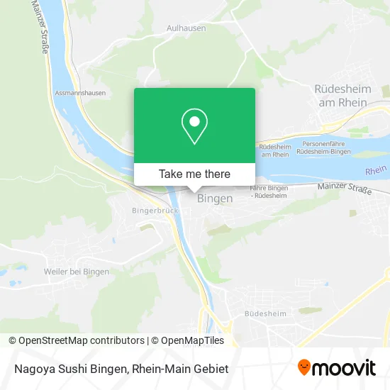 Карта Nagoya Sushi Bingen