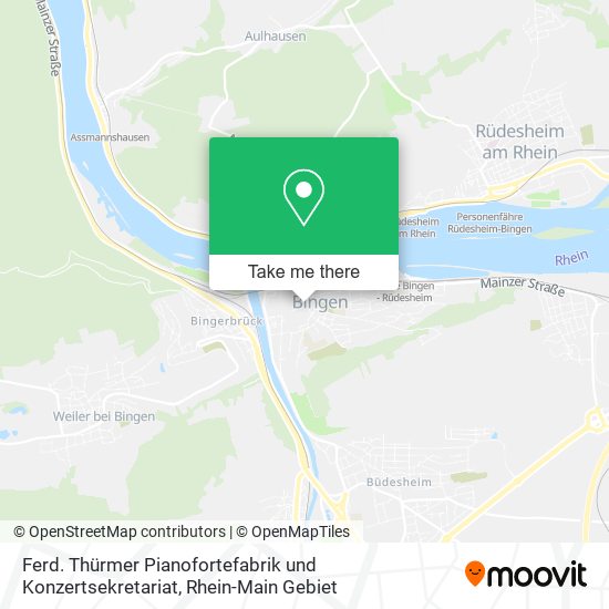 Ferd. Thürmer Pianofortefabrik und Konzertsekretariat map
