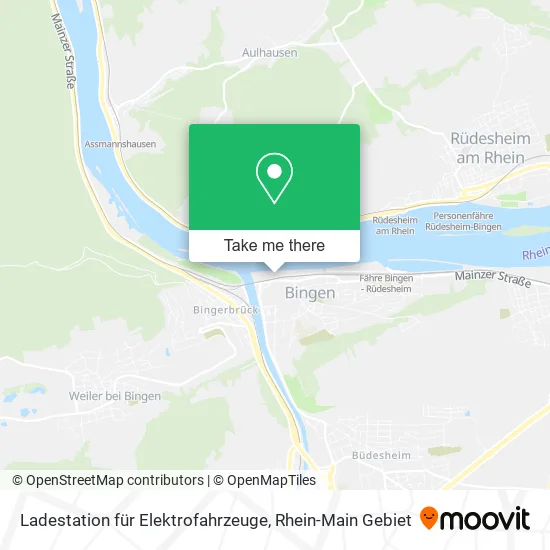 Карта Ladestation für Elektrofahrzeuge