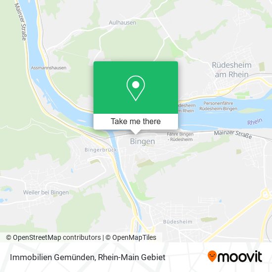 Immobilien Gemünden map