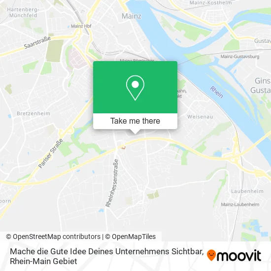 Карта Mache die Gute Idee Deines Unternehmens Sichtbar