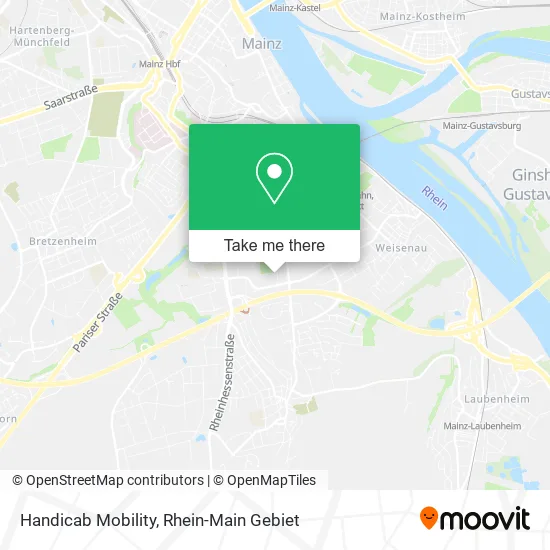 Карта Handicab Mobility