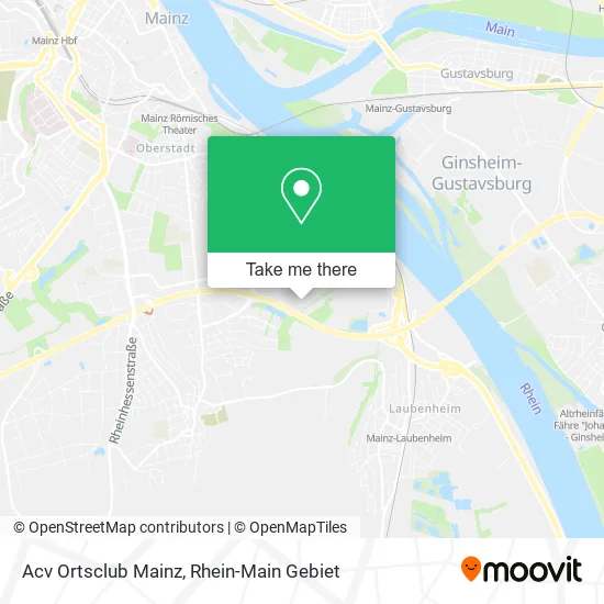 Карта Acv Ortsclub Mainz