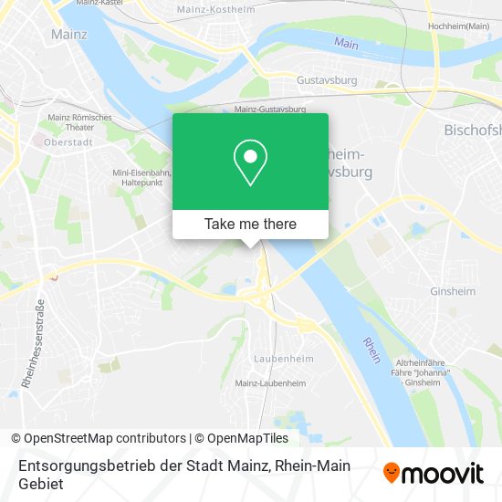 Entsorgungsbetrieb der Stadt Mainz map
