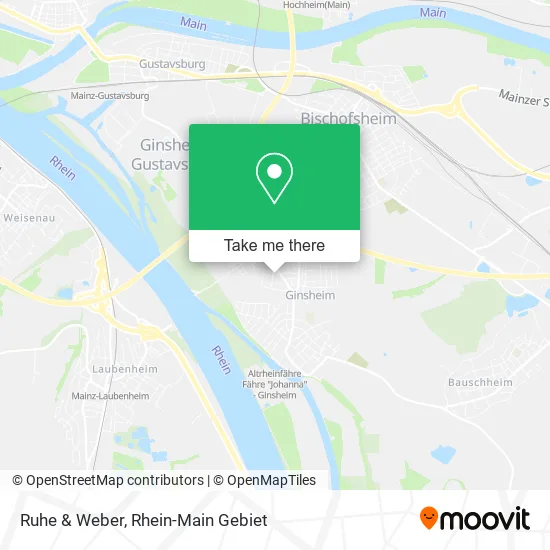 Карта Ruhe & Weber