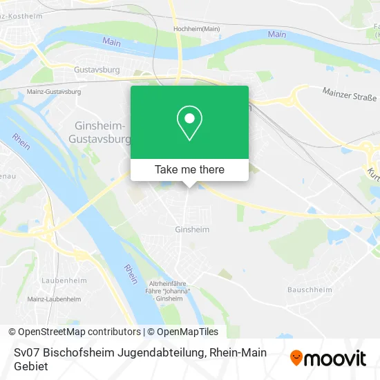 Карта Sv07 Bischofsheim Jugendabteilung
