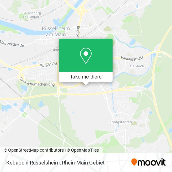 Kebabchi Rüsselsheim map