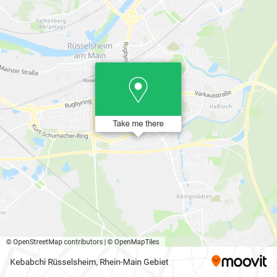 Карта Kebabchi Rüsselsheim