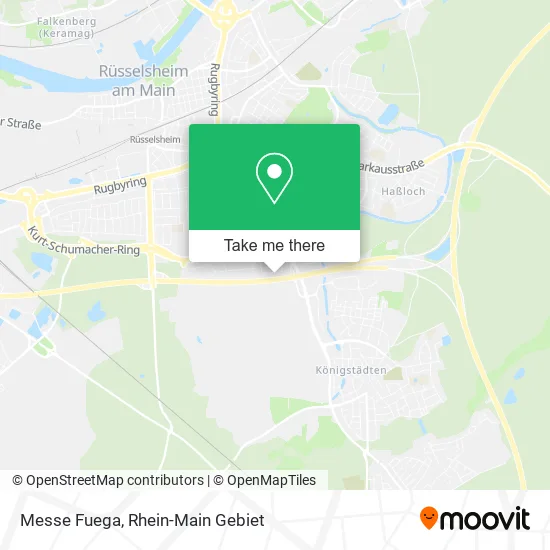 Карта Messe Fuega