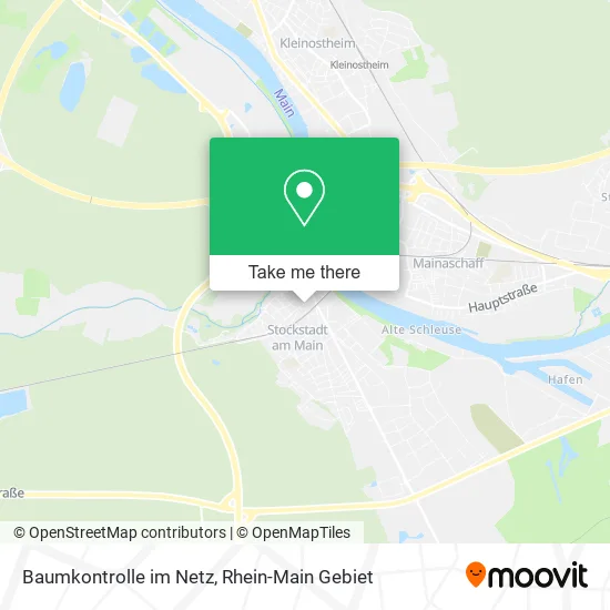 Карта Baumkontrolle im Netz