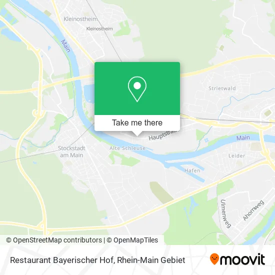 Карта Restaurant Bayerischer Hof