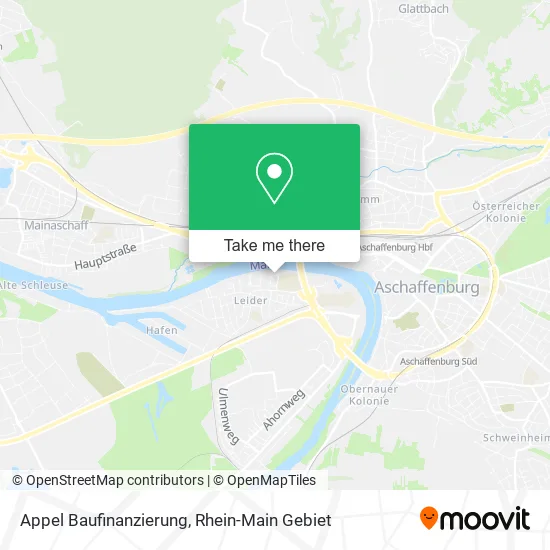 Карта Appel Baufinanzierung
