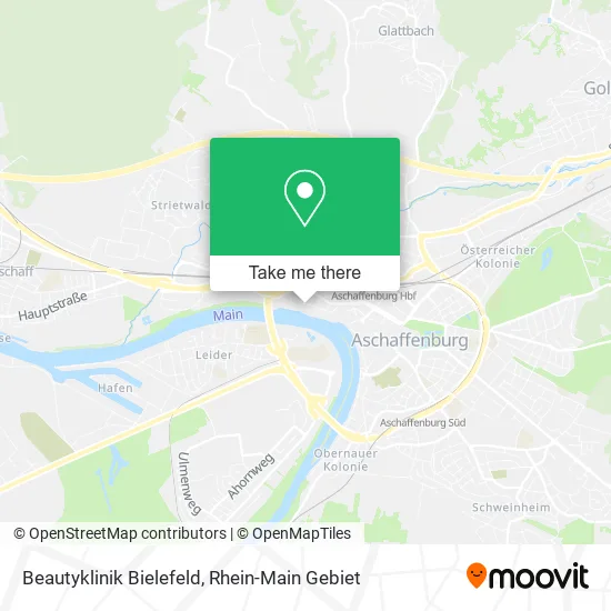 Карта Beautyklinik Bielefeld