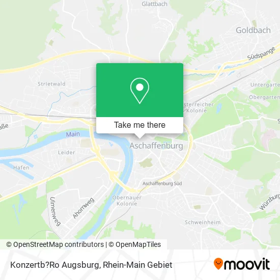 Карта Konzertb?Ro Augsburg