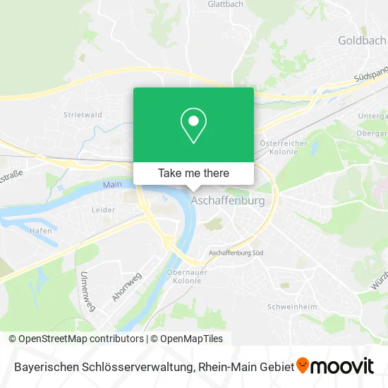 Карта Bayerischen Schlösserverwaltung