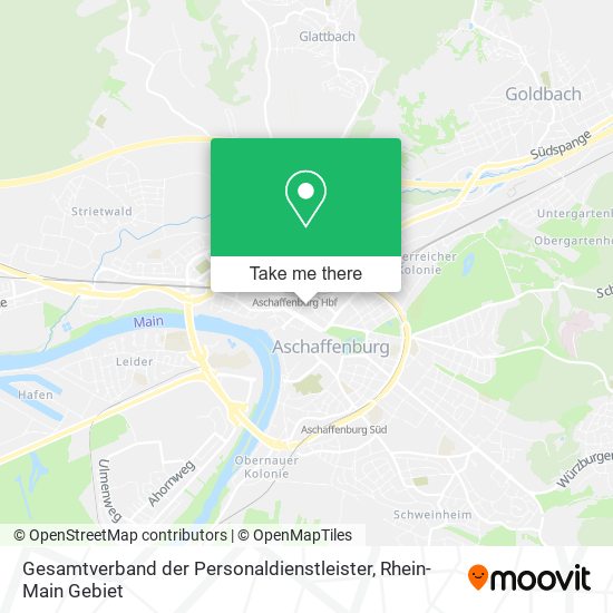 Gesamtverband der Personaldienstleister map