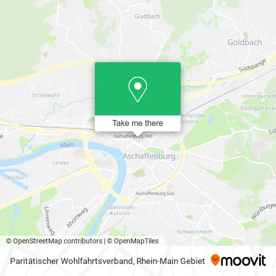 Карта Paritätischer Wohlfahrtsverband