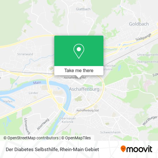Карта Der Diabetes Selbsthilfe