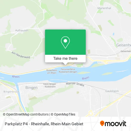 Карта Parkplatz P4 - Rheinhalle
