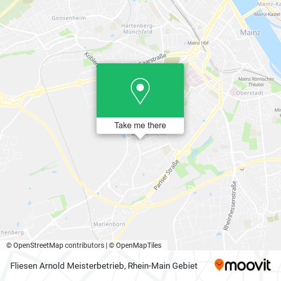 Fliesen Arnold Meisterbetrieb map