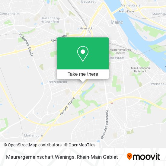 Maurergemeinschaft Wenings map