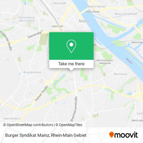 Burger Syndikat Mainz map