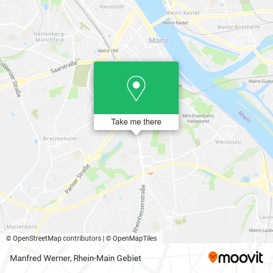 Карта Manfred Werner