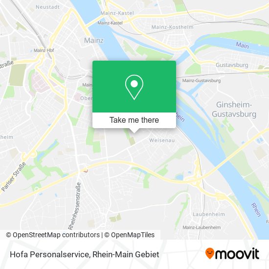 Hofa Personalservice map