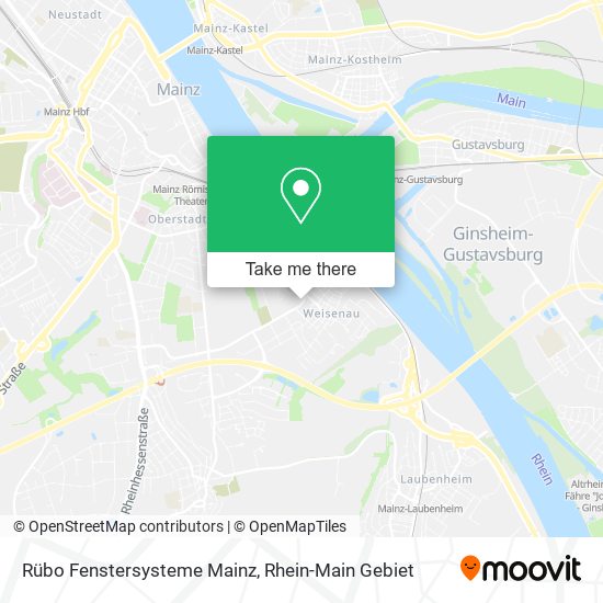 Rübo Fenstersysteme Mainz map