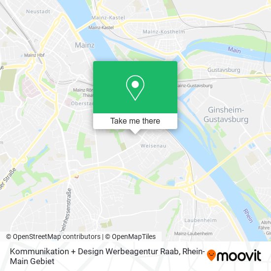 Kommunikation + Design Werbeagentur Raab map
