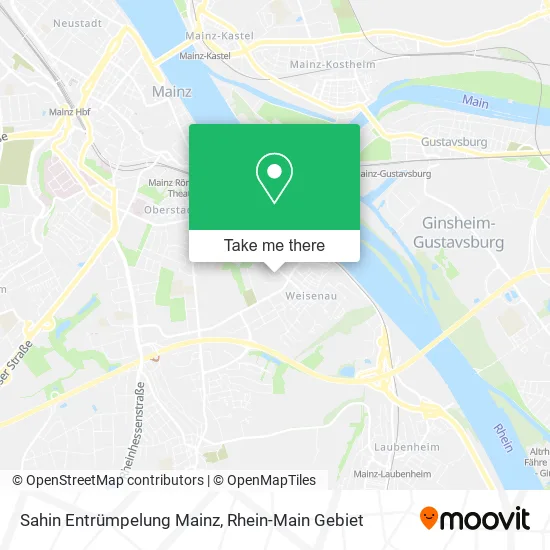 Карта Sahin Entrümpelung Mainz